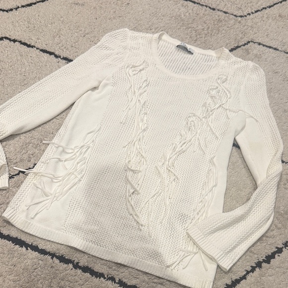 sandro 2 fringe Knit Sweater - Picture 2 of 5